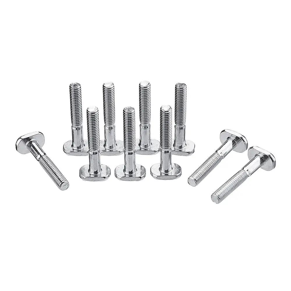 

10pcs M6x40mm T-Nut T Sliding Screws For 30 Series Miter Track Woodworking Tool