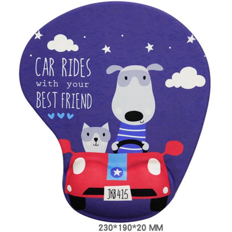 Best Friend Милый коврик для мыши на запястье, для офиса, анимация, восхитительный домашний Коврик Для Мыши для ПК, ноутбука - Цвет: Best Friend