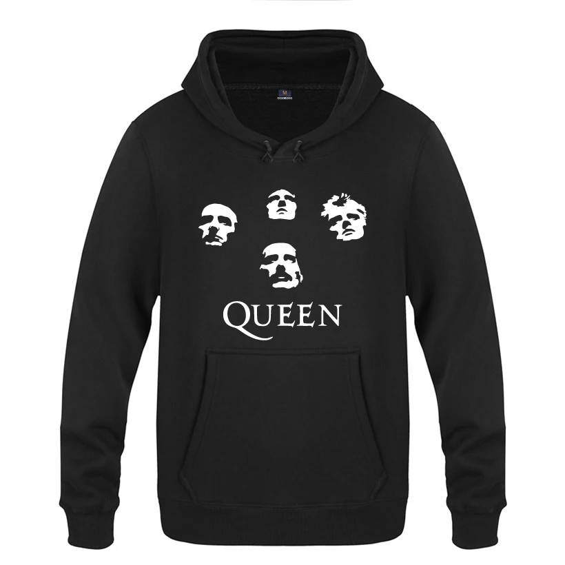 Тяжелый металл рок группа queen толстовки мужские мужские пуловеры флисовые толстовки с капюшоном - Цвет: HEY BAT