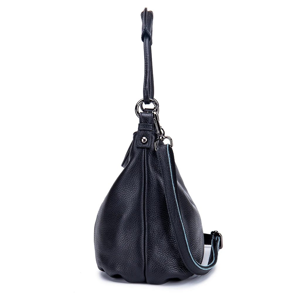 Женская Повседневная сумка из натуральной кожи, Высококачественная модная сумка-мессенджер, повседневная настоящая кожаная женская сумка