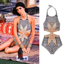 Сексуальный женский купальник с кленовым принтом, монокини, сдельный купальник, женский купальник, пляжная одежда, боди, купальник для женщин, бикини, XL