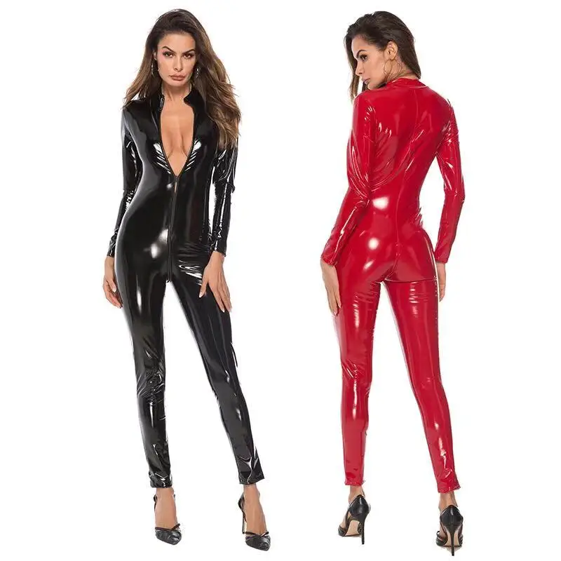 Ladies Sexy Tights Patent Leather Tights Fashion Club Patent Leather