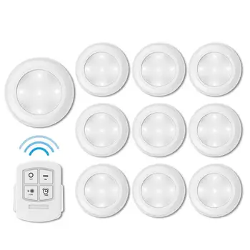 

GloryStar Self Adhesive Wireless Remote Control LED Touch Night Light