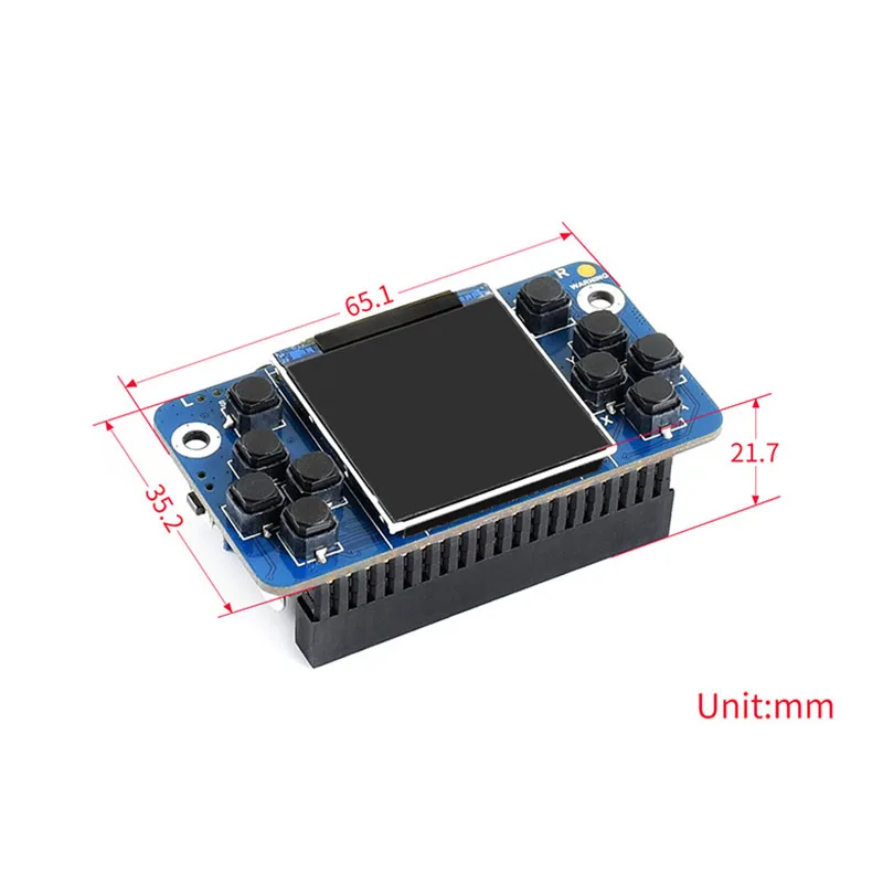 LUSYA 1,54 дюймовый экран Raspberry Pi ZERO W игровой коврик ручной игровой автомат Плата расширения T1064