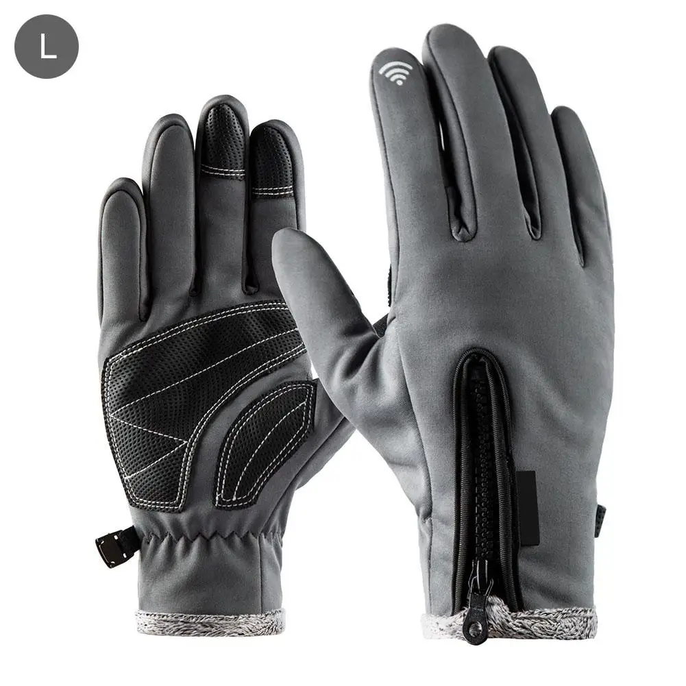 Outdoor Anti-slip Snowboard Ski Gloves Thermal Waterproof Touch Sreen Skiing Gloves Snow Winter Bike Cycling Bicycle Gloves Men