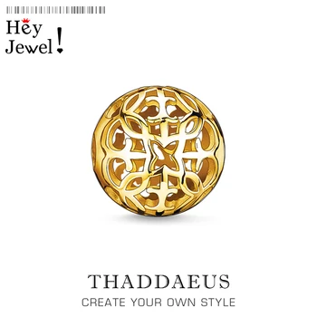

Arabesque Beads,Plated Gold Beads Fits Bracelet Bangles Thomas Necklace European DIY Jewelry Accessories Bijoux Gift For Women