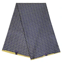 Африканская круглая восковая ткань с цветочным принтом, настоящая гарантия, настоящий голландский воск, модный дизайн, африканская ткань