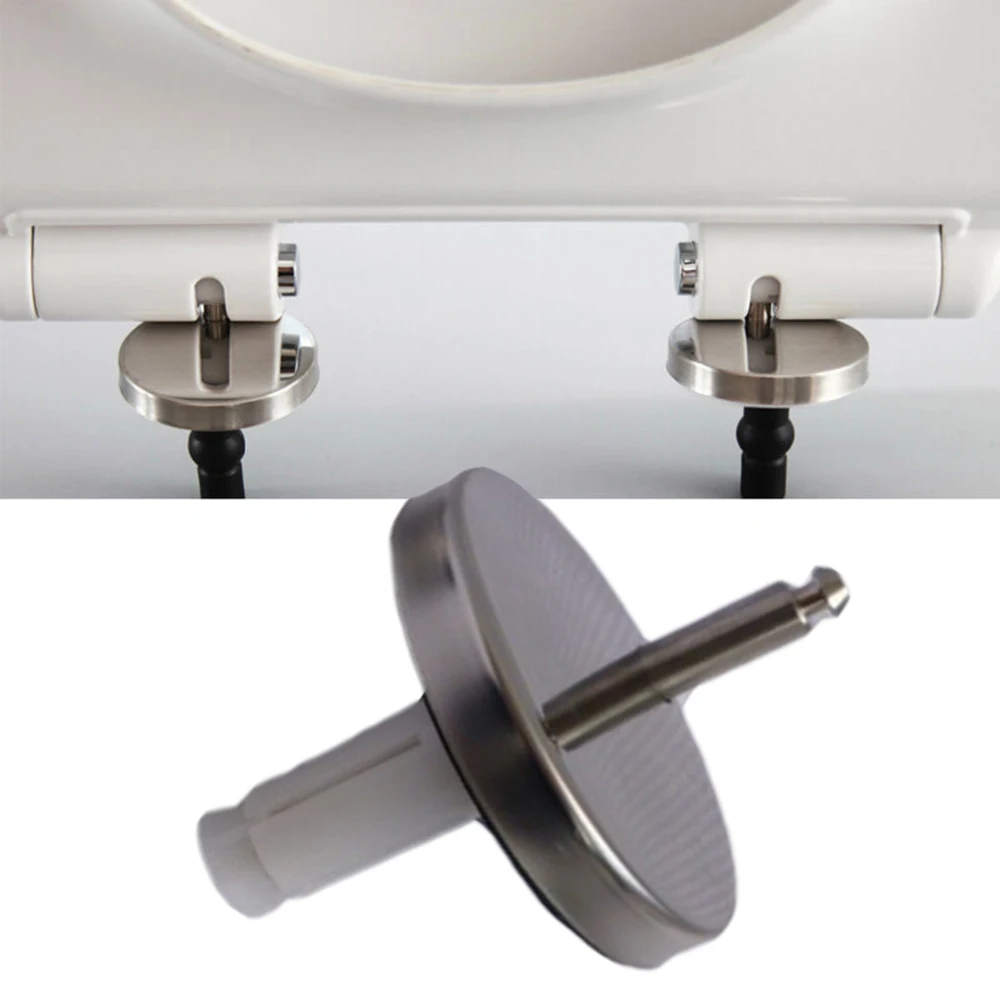 1 Pair Top Fix WC Toilet Seat Hinge Fittings Quick Release Hinges Replacement Hinges Fittings