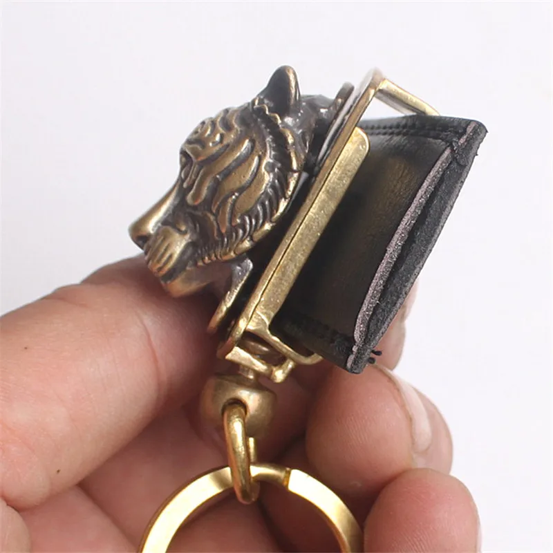belt keychain brass tiger (15)