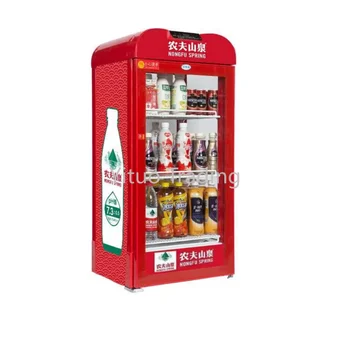 

29L Thermal Beverage Display Cabinet Beverage Milk Heating Cabinet Heated Display Cabinet Heating Plate Refrigerator Wagon 220V