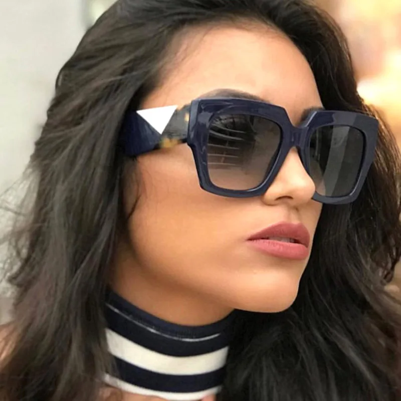 

Square Oversized Sunglasses Women Luxury Brand 2020 New Designer Gradient Sun Glasses Big Frame Vintage Shades for Female Oculos