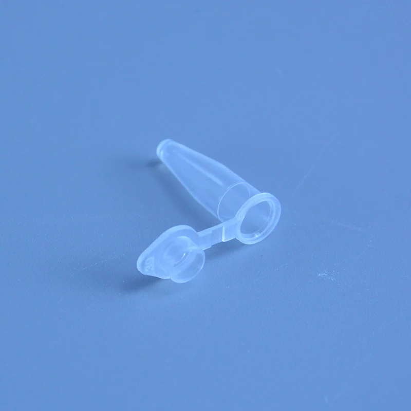 Plastic Test Tubes Centrifuge Tube Micro 0.2 Ml Centrifuge Tube 50pcs Test Tubes Transparent Plastic Tube Container Science Laboratory Test Accessories Lid