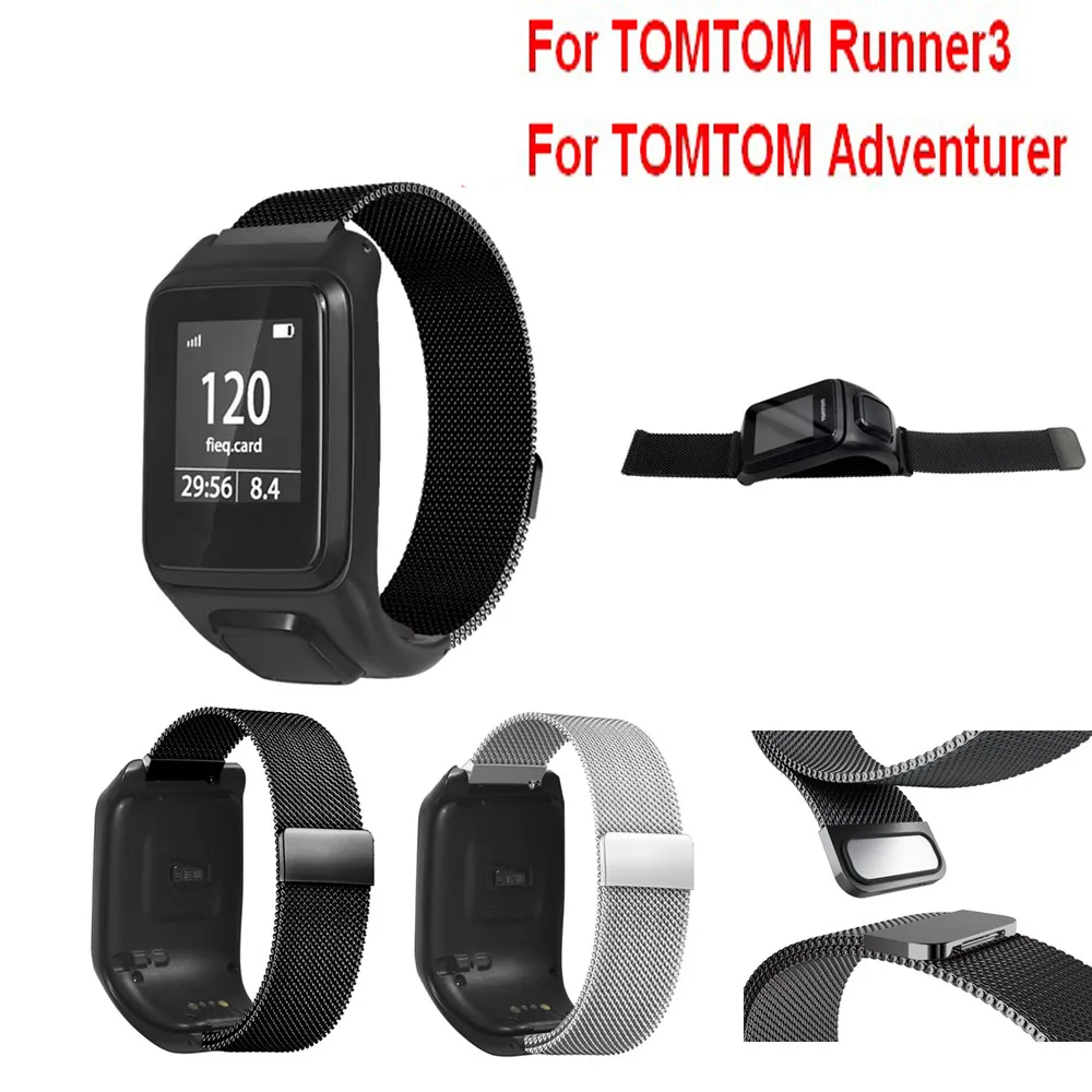 COMLYO сменный Миланский ремешок на запястье для TOMTOM Runner 3 Band gps умный ремешок для часов для TOMTOM Adventurer браслет