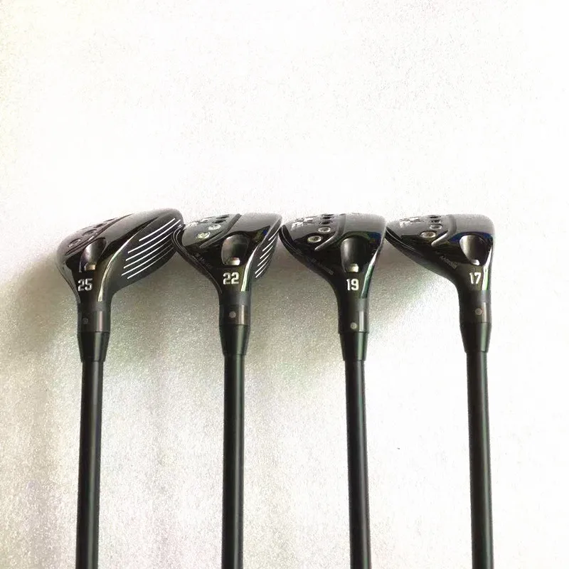

0317X 17/19/22/25 Golf Hybrid Club desván eje grafito palos de Golf conductor Airway Irons cuña híbrida Putter Head Cover