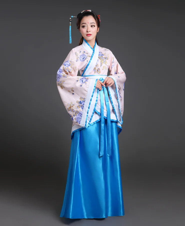 2020 Новое китайское традиционное женское ханьфу платье феи Красное Белое Hanfu