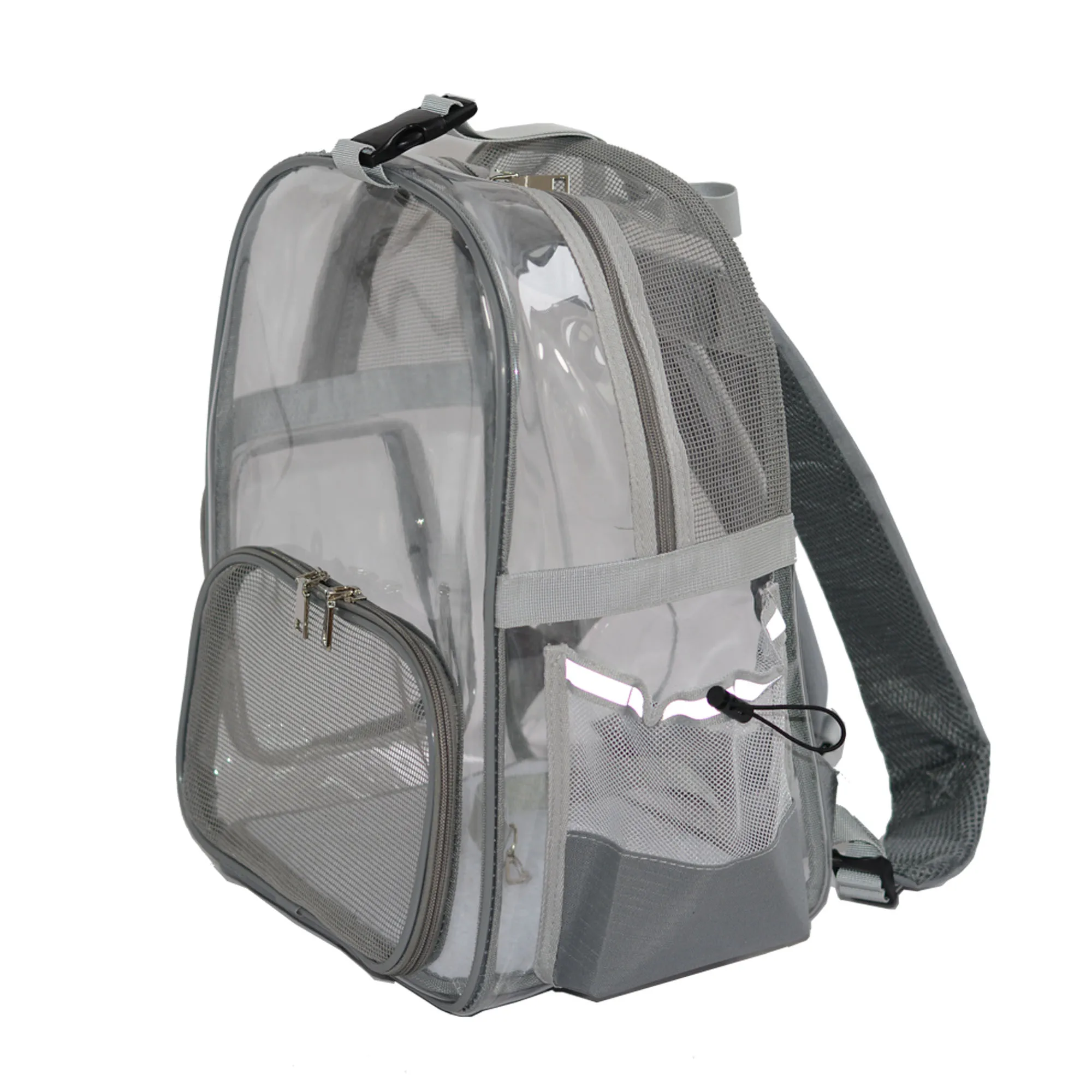 Pet carriers dog cat travel bag transparent space backpack pet outdoor chest bag breathable school bag pet backpack with mat
