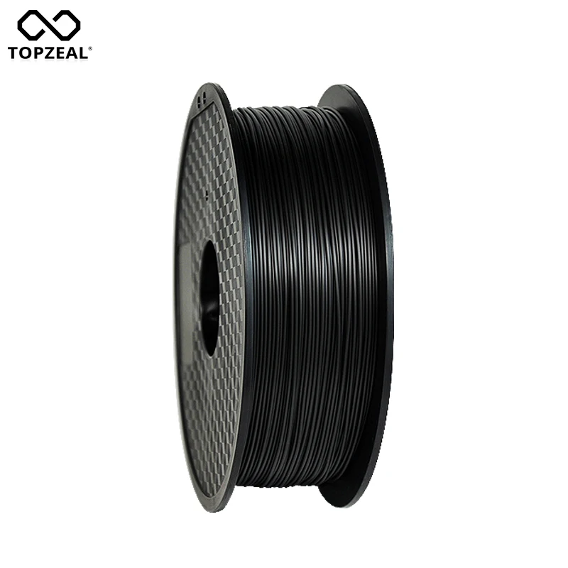 Fibra de Carbono Usado para Impressora Topzeal Alta Qualidade Abs pc Petg pa Filamento 1.75mm Plástico Borracha Materiais Consumíveis 3d Pla - - Imagem 3