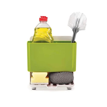 

New Arrival Kitchen Washing Sponge Holder Sink Caddy Storage Organizer Strainer Sink Drainer Plastic Soap Rack Holder