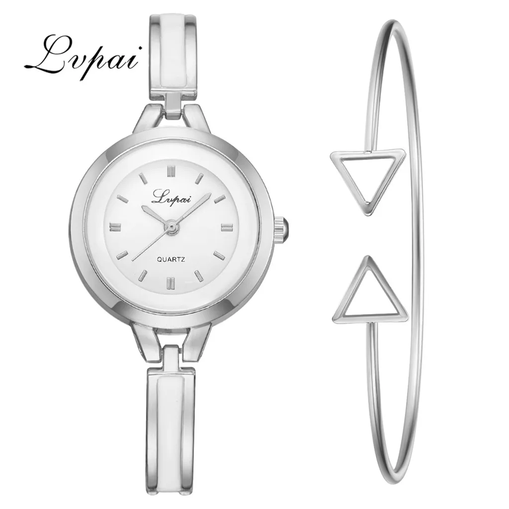 Silver CCQ Топ бренд класса люкс Винтаж Сияющий жемчуг платье браслет часы для женщин часы дамы наручные часы Reloj Mujer Montre Femme часы - Цвет: Silver