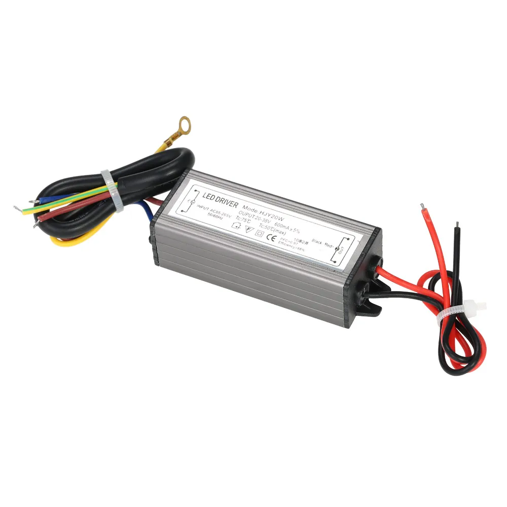 20W Constant Current Driver Power Supply Adapter Transformer Switch for LED Exihibition Lamp Chip Light IP66 Water Resistant