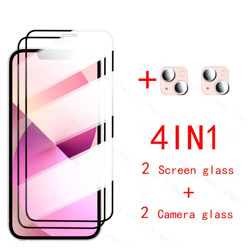 Pellicola Protettiva Per Schermo In Vetro Temperato 4In1 Per Iphone 13 Pro Max Per Iphone 13 Pro Max 13 Mini 13Pro