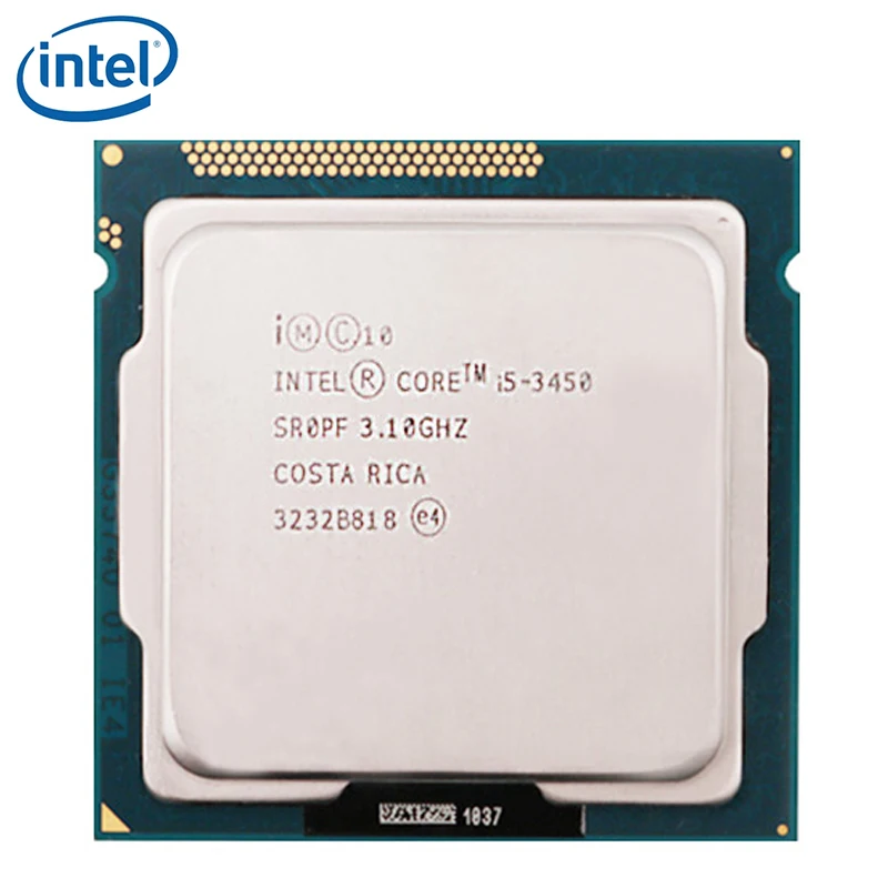 Процессор Intel Core i5 3450 i5-3450 3 1 ГГц 77 Вт LGA 1155 для ПК настольного компьютера
