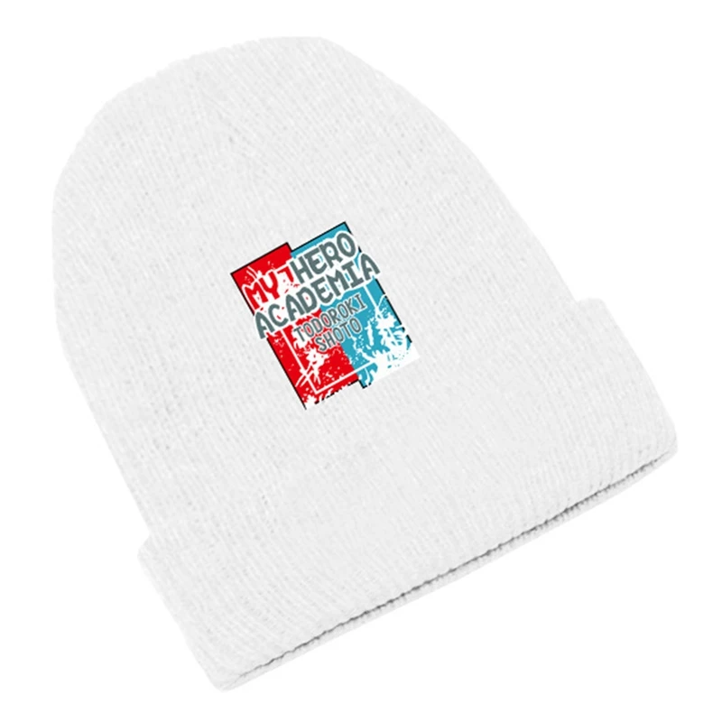 Японский аниме My Hero Academy Осенняя шапка, зимняя теплая вязаная шапка Skullies Beanie, шапка для косплея, шапка s - Цвет: 6