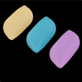 

HOT Portable Lightweight 3 pcs Silicon Soft Travel Camping Holding Toothbrush Head Case Cover Protective Caps Keep Clean