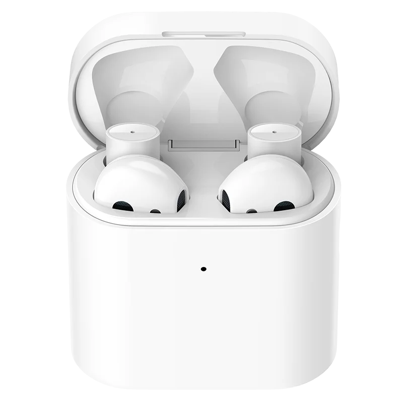 Белый Xiaomi Air 2 гарнитура TWS Bluetooth 5,0 наушники Airdots Pro 2 длинная батарея ENC автоматическая пауза Tap управление Быстрая зарядка от Youpin - Цвет: Белый