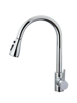 

Kitchen Draw Faucet Cold and Hot Household Tank Washing Basin Expansible Copper Rotary Universal Faucet Splash-proof