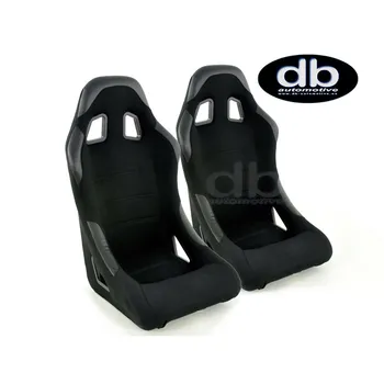 

Sports seat baquet baket black fabric