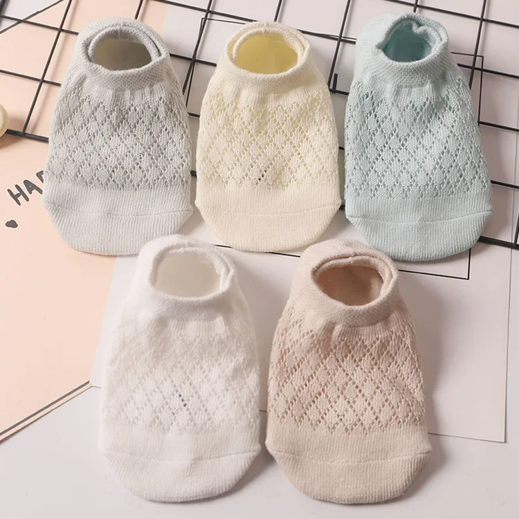 

19 Years New Style CHILDREN'S Socks Liner Small Rhombus No-show Socks Men And Women Child Baby Socks Manufacturers Wholesale