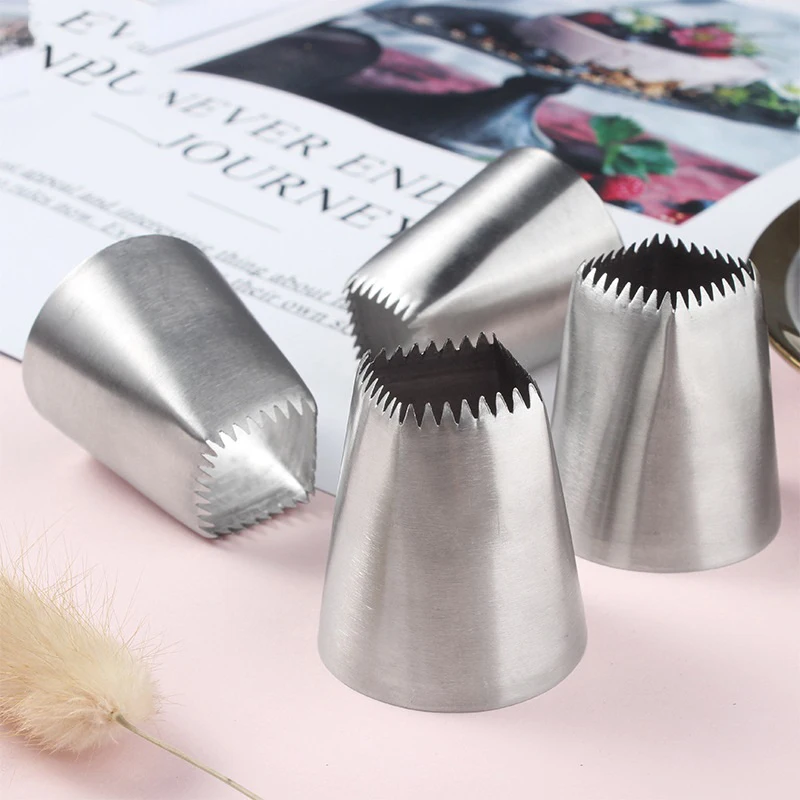 Square Stainless Steel Decorating Mouth Lcing Piping Nozzles Bakery DIY Cake Making Cream Kitchen Pastry Baking | Дом и сад