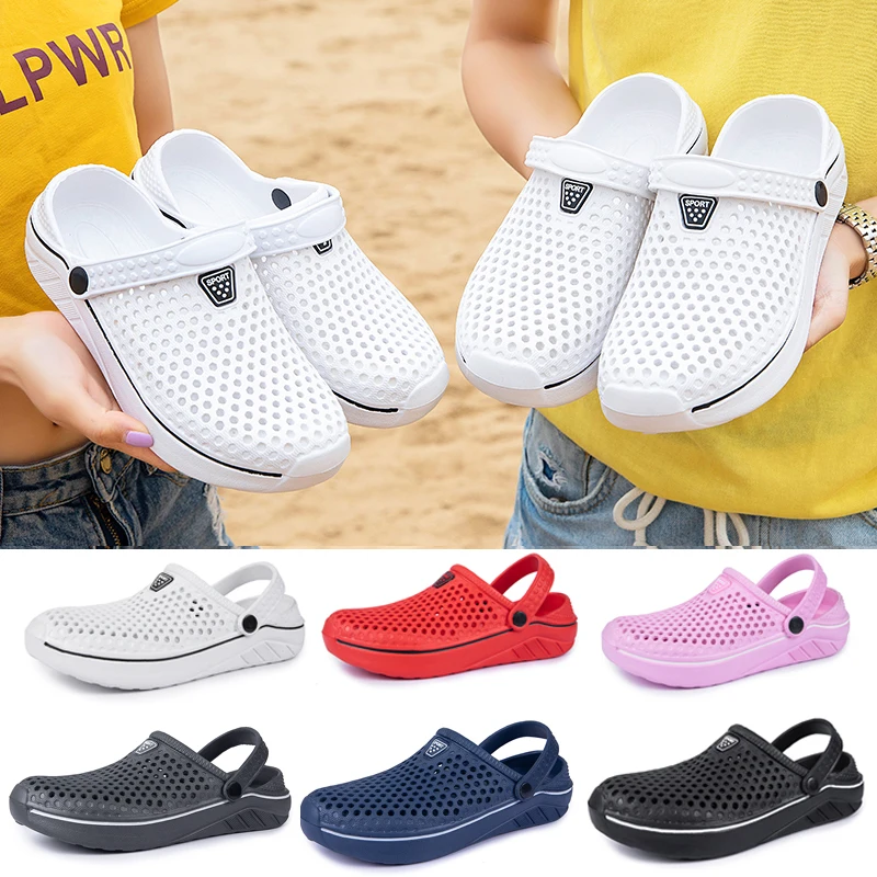 Men Women Summer Sandals Breathable Beach Shoes Garden Clogs Size 36-45