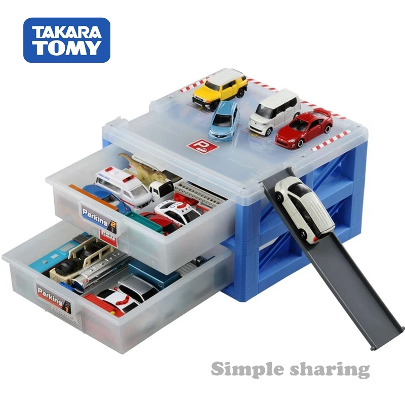 TAKARA TOMY TOMICA забавная коллекция коробка литая под давлением модель парковки Комплект миниатюрные игрушки для малышей Горячая поп дети безделушка