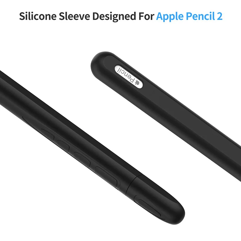 1 шт. насадка на карандаш держатель силиконовый чехол для Apple Pencil 2 подставка держатель для iPad Pro стилус Защитная Крышка нескользящая