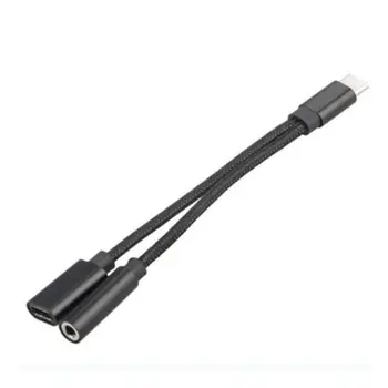 

2in1 USB-C Type C to 3.5mm Jack AUX Audio Cable Charging Cable Headphone Adapter