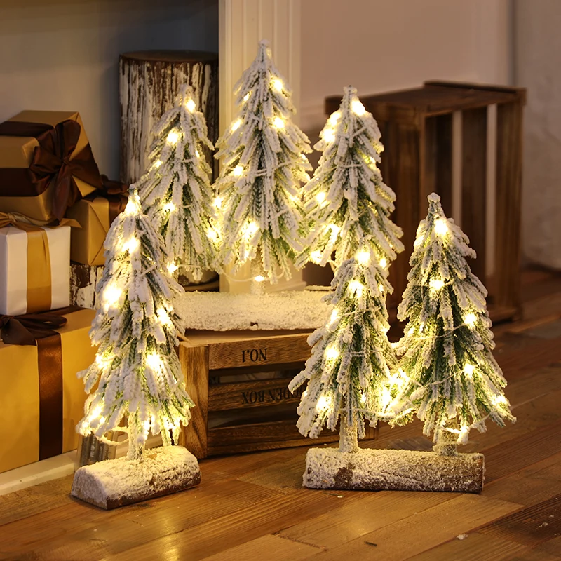 

Mini Christmas Tree Home Desktop Decoration Christmas Ornaments Christmas Window Hotel Decoration Scene Atmosphere Arrangement