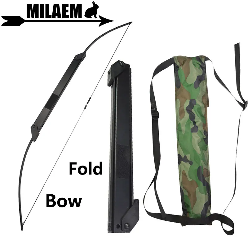 

1pc 30-50lbs Archery Recurve Bow Straight Bow Portable Fold Bow Teens Shot Training Bow Outdoor Sport Shooting Accessories