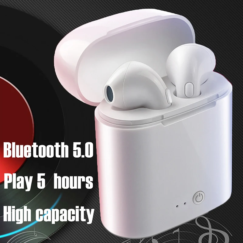 TWS I7s наушники стерео Bluetooth беспроводные для huawei xiaomi samsung спортивные | Электроника