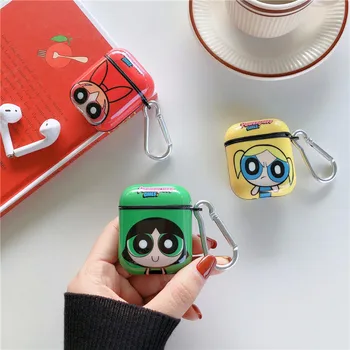 

Funny Cute Girls Case For Apple Airpods Cover Cartoon Silicone Headphone Case box For Airpod 2 1 Funda Fashion Earphone Cases