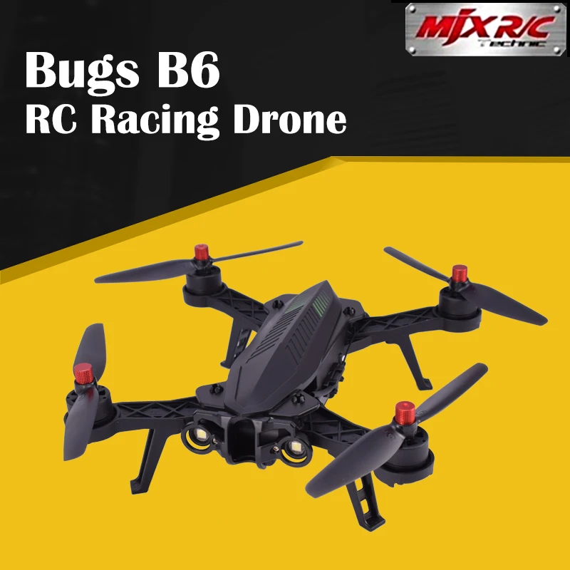 MJX B6 Bugs 6 Бесщеточный 2,4G RC гоночный Дрон 2204 1800KV двигатели 6 оси гироскопа высокая скорость RTF RC Квадрокоптер угол/Acro режим