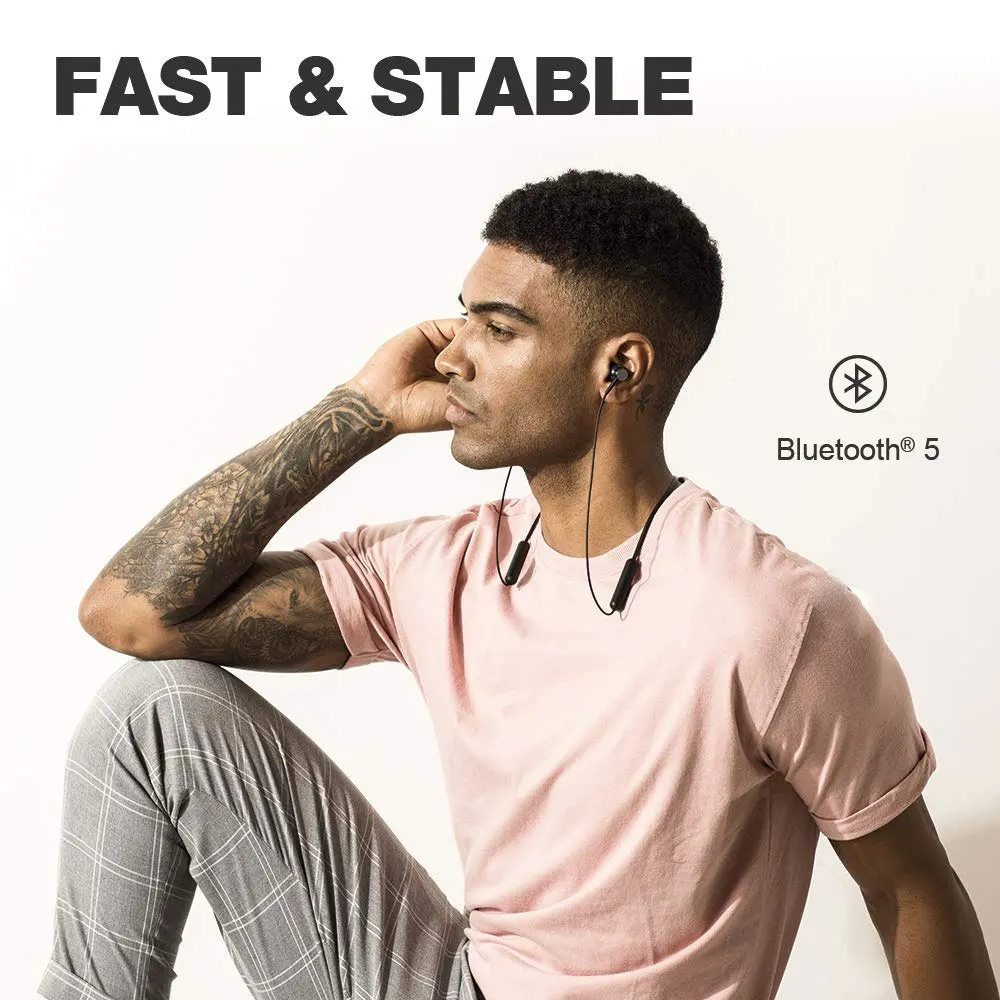 1MORE E1028BT Piston Fit Wireless Earbuds in-Ear Earphones Bluetooth Waterproof Neckband Headset Leisure Lightweight Earphones