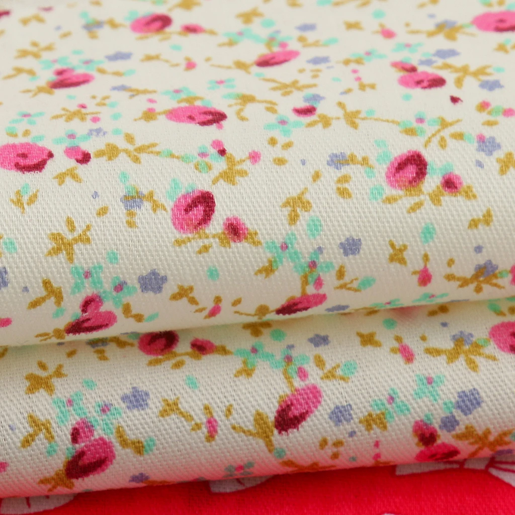 Multi Fat Quarters Fabric Bundles, Quilting Fabric for Sewing Crafting DIY Handmade Crafts , 11.8 x 7.8 inch