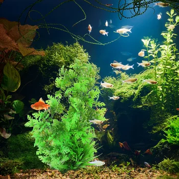 

1pc Vivid Artificial Landscape Grass Aquariums Ornament Water Plant Aquatic Plant for Aquarium Fish Tank