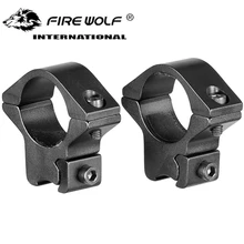 25,4 мм " дюймовый винтовочный прицел кольцо 11 мм рельсовое крепление ласточкин хвост низкий профиль для страйкбола тактический охотничий винтовочный лазерный фонарик