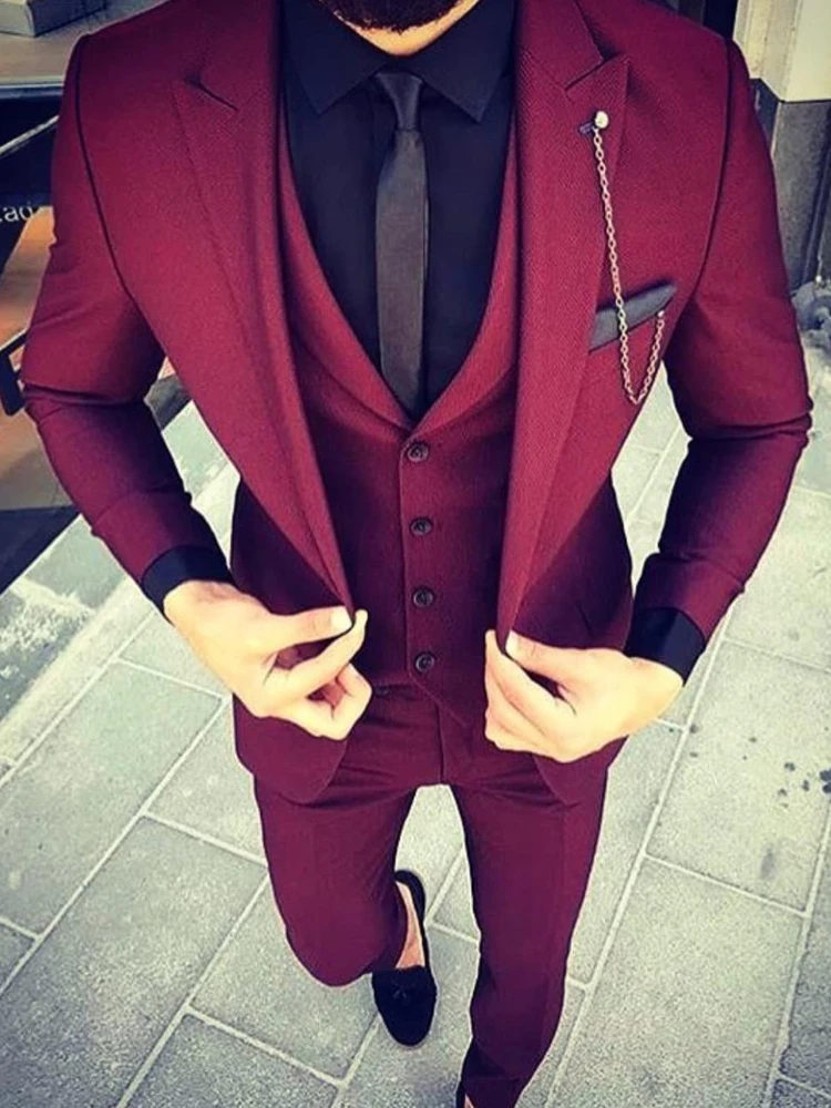 Wedding Men Suits Prom Party Dress 