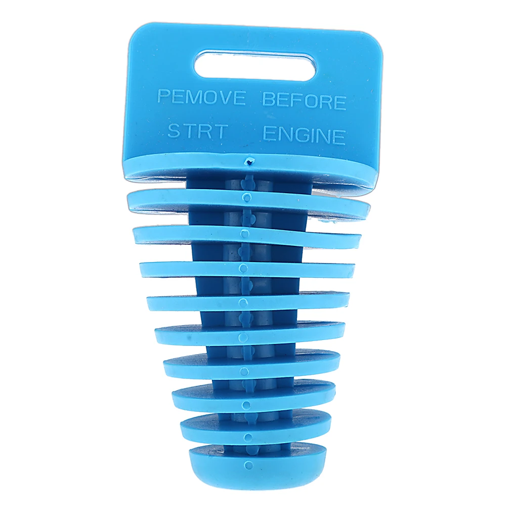 2/4 Stroke Motorbike Rubber Plug Exhaust Pipe Muffler Wash Plug Blue 32-61mm