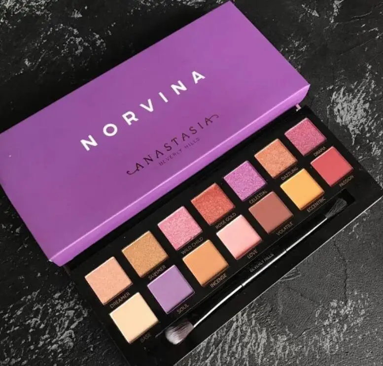Beverly Hills Riviera палитра Палитра Косметическая подводка для глаз стиль ABH Shimmer Matte beauty Makeup палитра теней для век с кистью - Цвет: 2