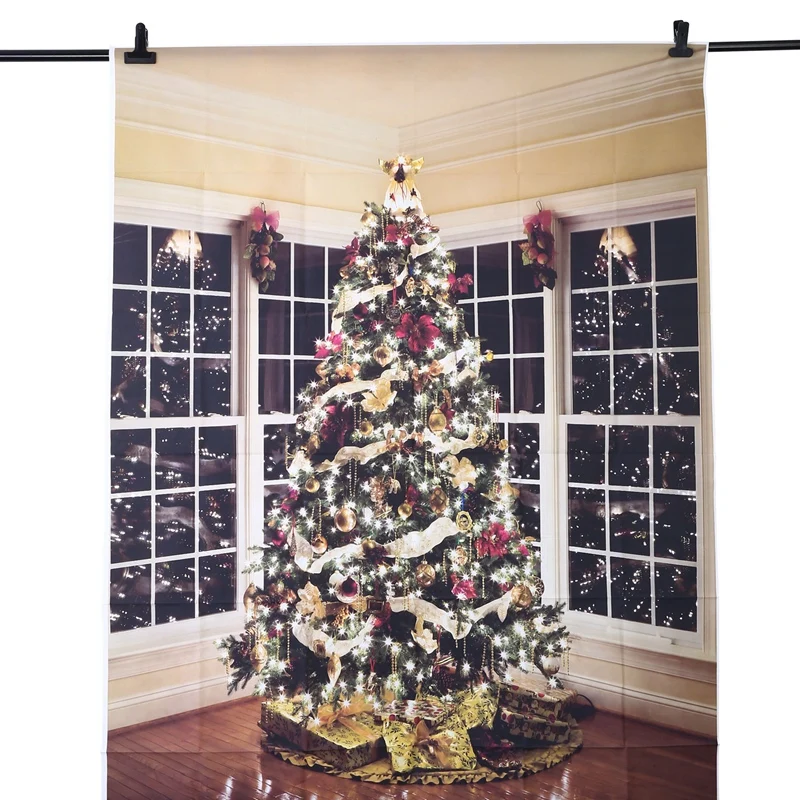 FFYY-5X7FT фон для студийной фотосъемки с рождественской тематикой